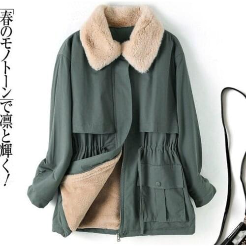 Plus Size Fleece Winter Parka Coat Women Short Cotton Jackets Female Loose Wild Windbreaker Warm Cotton Coat parkas con forro