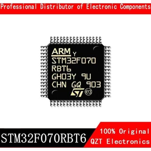 5pcs/lot new original STM32F070RBT6 STM32F070 LQFP64 microcontroller MCU In Stock