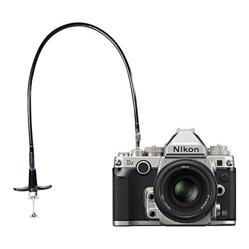 70cm Mechanical Shutter Release Cable with Bulb-Lock Compatible with Nikon Df/ F80/ F4/ FM2/ F3/ FE/ FM3a, Fujifilm X-E3/X-Pro2