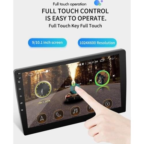 10.1" Car Radio Android 8.1 16G Memory MP5 Player HD Touch Screen Blue-tooth GPS Navigation WIFI Multi-functional Radio