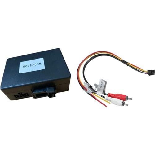 Car Optical Fiber Decoder Box Amplifier Adapter Audio for Cayenne for Mercedes Benz/ML/GLR/SLK W164/W251 AUX