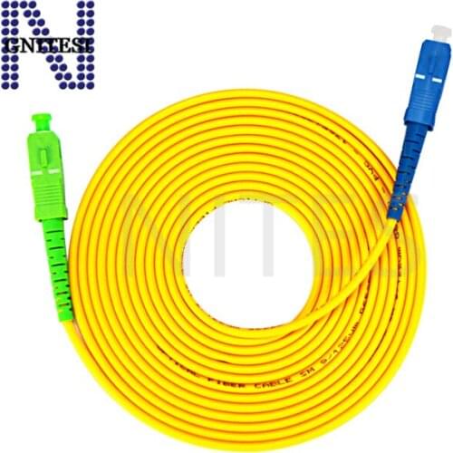 Free shipping 5pcs Original new SC APC-SC UPC FTTH Fiber optice Patch cord Cable single mode 1/3m