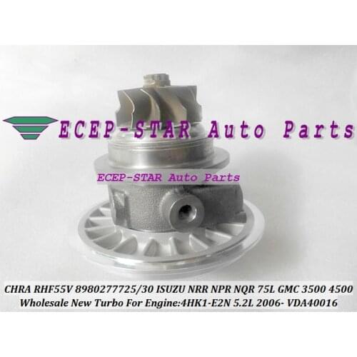 Free Ship Turbo CHRA Cartridge RHF55V VIET 898027-7725 8980277730 8980277731 8980277732 8980277733 8980277735 898027775 4HK1E2N