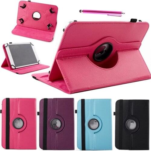 360 Degree Rotating for 10.1 inch Tablet Acer Iconia Tab 10 A3-A20/A20FHD Universal PU Leather Cover Case NO CAMERA HOLE +Pen