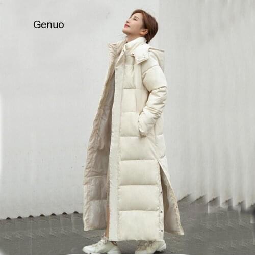 Genuo Women's Down Jackets With A Hood