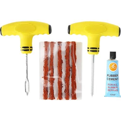Car Tire Repair Tool Tire Repair Kit Studding Tool Set Auto Bike Tubeless Tire