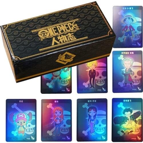 555PCS ONE PIECE Wanted Circular Flash Cards A Complete Collection of Cards Game Collection Cards Collection of Birthday Gifts