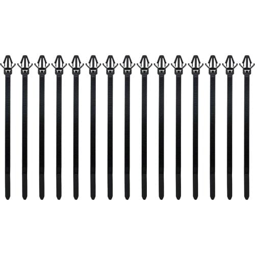 LEEPEE Cable Clamp Clips 15 Pieces Car Wire Organizers For Car Corrugated Pipe Cable Ties Management Wire Harness Fastener