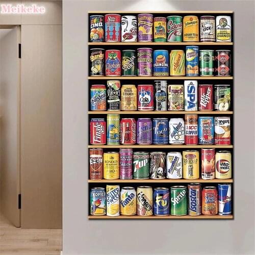 Mosaic Full Square/Round Drill Diamond Embroidery Drinks 5D DIY Diamond Painting Scenery Cross Stitch Decoration Home gifts