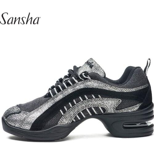 Sansha Professional Dance Shoes Sneakers For Women Man Soft Outsole Salsa Jazz Yoga Dancing Shoes H45C