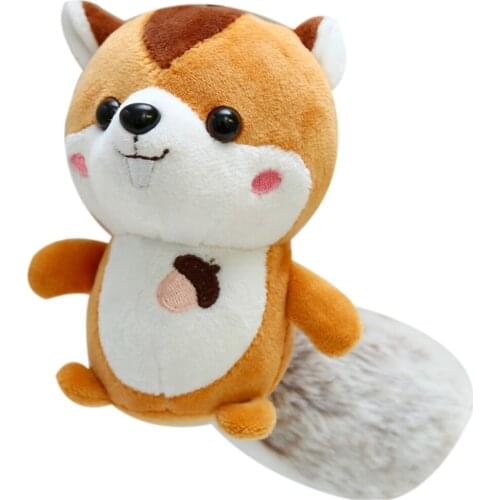 Mix Colors - 11CM Squirrel Plush Stuffed Toy , New Gift Toys , Doll Plush Toy