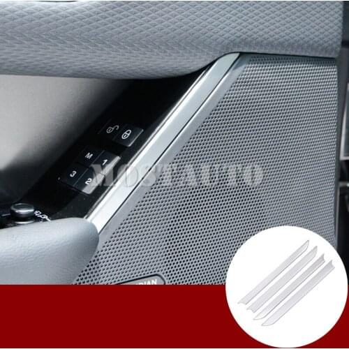 For Land Rover Range Rover Velar Inner Car Door Armrest Edge Molding Trim Cover 2017-2020 4pcs Car Accessories Interior Car Trim