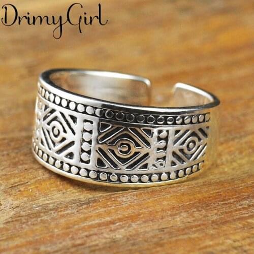 Charming Open Geometric Ring for Women Vintage Boho Party Rings Gothic Punk Jewelry Gifts for Girls 2021