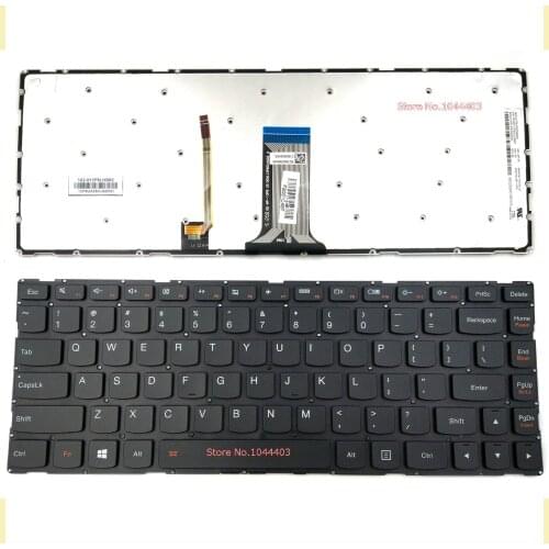 Original New Laptop Keyboard for Lenovo Flex 3 1435 1470 1480 Series US Backlit