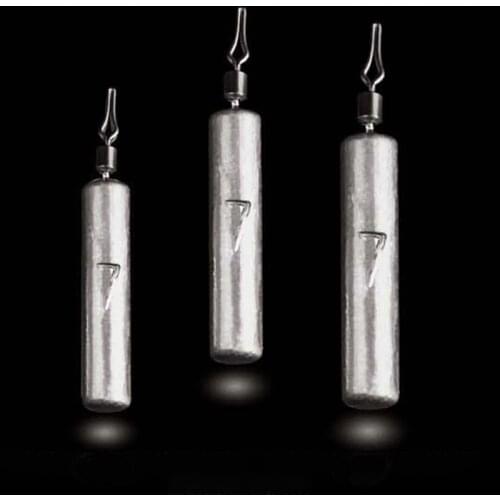 10pcs/lot Fishing Sinker 3.5g 5g 7g 10g 14g Long Bar Shape Fishing Jig Quick Connecting Fast Sinking Fishing Tackle 2021