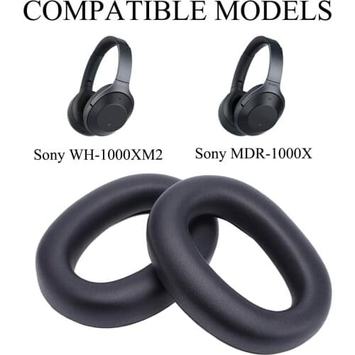 Sony WH-1000XM2 Earpads, Krone Kalpasmos Replacement Ear Pads Compatible with Sony MDR-1000X Headphones, Super Soft Protein Leat
