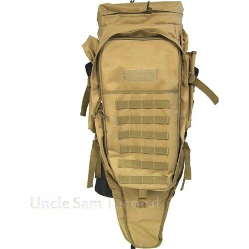 Tactical Rifle Carry Backpack Airsoft Paintball Hunting Bags Tactical Extended Full Gear Dual Rifle Gun Bag 70L