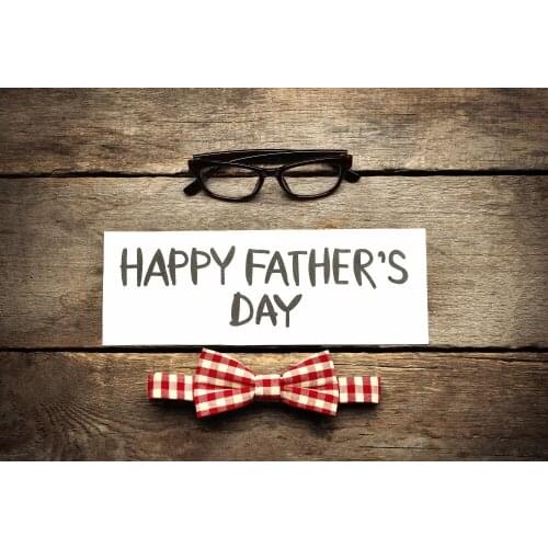 VinylBDS Fathers Day Wood Wall Backdrop Retro Wood Photography Backdrop Glasses Cool Washable Custom Size Photo Background