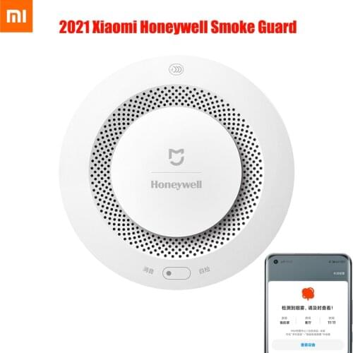 Xiaomi Mijia Honeywell Smoke Detector Smoke Guard Sensor Fire Alarm Audible Alarm Work With Gateway Smart Home Remote Control