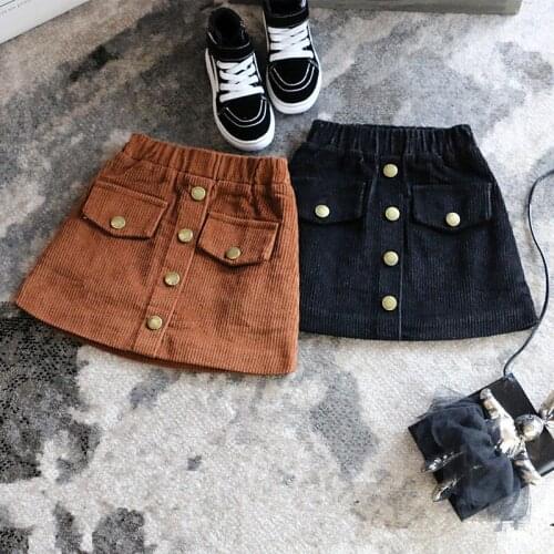 Baby Girl Skirt Corduroy Autumn Winter Tutu Party Girls Skirts Warm Velet Princess Kids Clothes Mini Skirts Children Pettiskirt