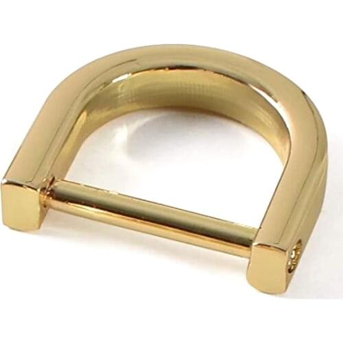 ZENTEII Metal Detachable Removable Open Screw Bag Purse Shoulder Strap Belt Webbing D Ring Buckle Shackle Clasp Leather Craft