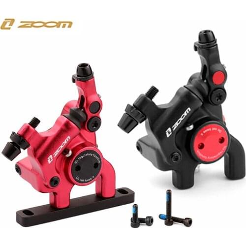 ZOOM Road Bikes Flat Mount Dual Action Line Pulling Hydraulic Disc Brake Calipers