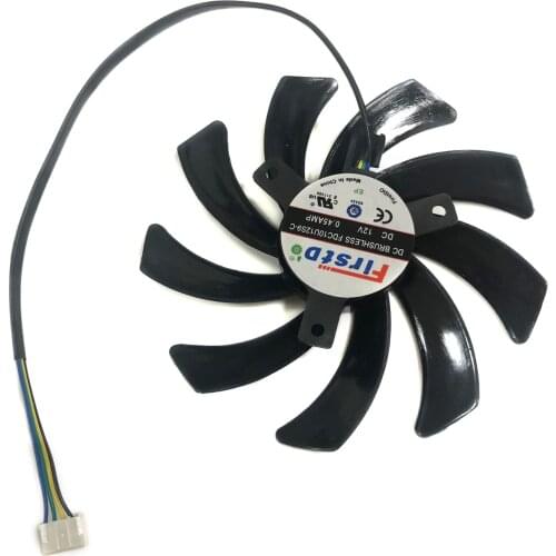 1 Piece 100MM(95MM) FDC10U12S9-C GPU VGA Cooler Fan For VisionTek RX 5500XT 4GB GDDR6 Graphics Cards As Replacement