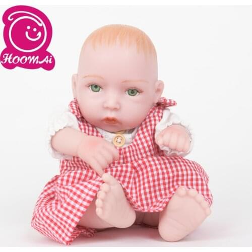 10" 25 CM Lovely Preemie Bebe Reborn Doll Full Silicone Body Newborn Babies Girl Lifelike Tiny Baby Doll Children Birthday Gift