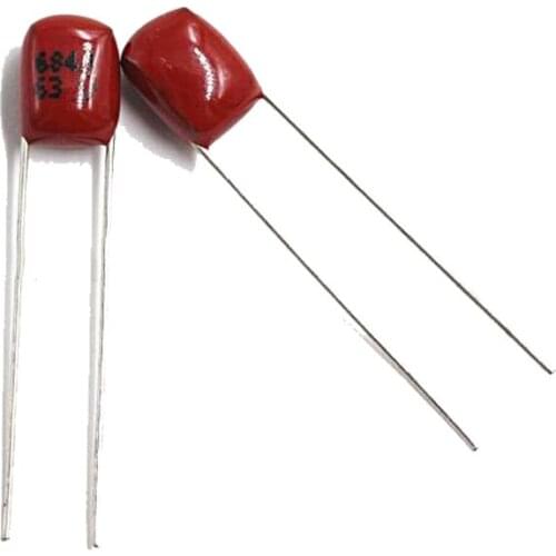 20PCS 684 63V 0.68UF Pitch 5mm 680nf 63V684J CBB Polypropylene film capacitor