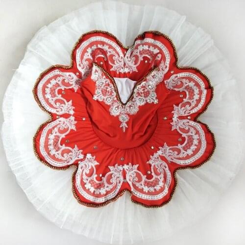 Child Professional Gymnastics Leotard Swan Lake Ballet Tutu Costume Girls Ballerina Dress Kids Dancewear Stage Party Costumes