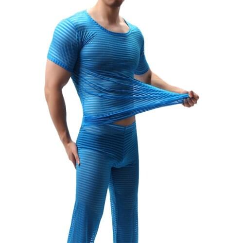DSJDUSHIJIA Mens Striped T-shirts