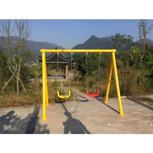 Outdoor baby swing chair playground childrens plastic slide garden toys seat kids monkey bars set children child swing nest Q08