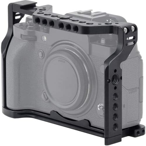 Nitze Camera Cage for Fujifilm X-T4 Camera Built-in NATO Rail with Cold Shoe -TP-XT4