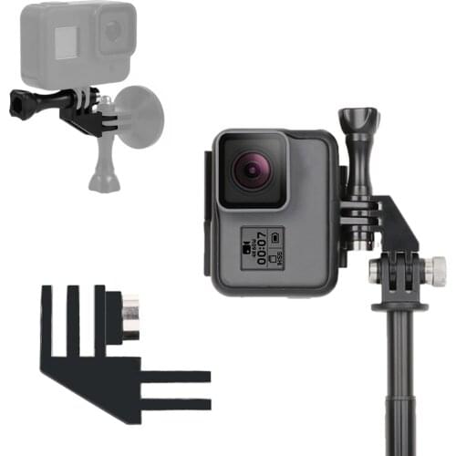 90-degree Adapter adjustment arm multi conversion For Gopro Hero 9 8 7 6 5 4 3 Black SJCAM Xiaoyi 4K Eken H9r Go Pro Accessories