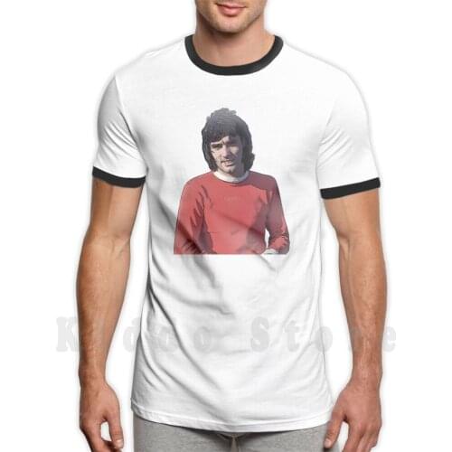 George Best T Shirt Men Cotton Cotton S-6xl Soccer Football George Best Ireland England Epl