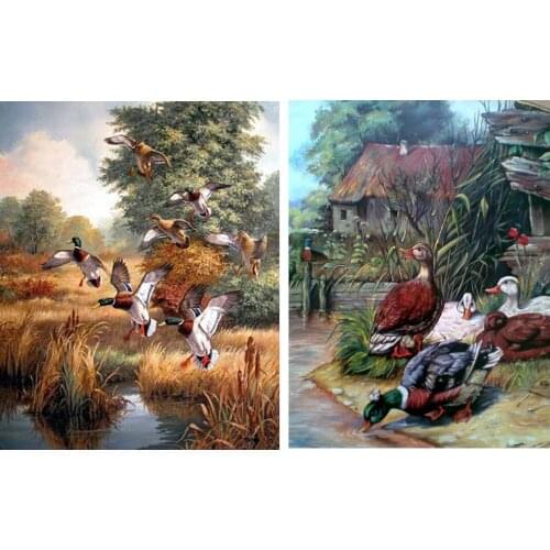 DPF diamond painting cross stitch duck diamond embroidery crafts diamond mosaic kit square/round rhinestone home decor