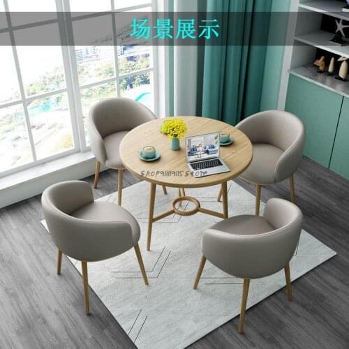 Nordic Dining Chair Home Back Lazy Leisure Negotiation Net Red Balcony Small Table Chair Manicure Study Computer Makeup Chair