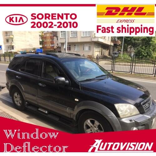 Car Window Accessories KIA Sorento 2002 2003 2004 2005 2006 2007 2008 2009 2010 Window Deflector Rain Guard Visor Awnings