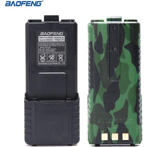 Original BAOFENG UV-5R BL-5L 7.4V 3800mAh Li-ion High Capacity Battery For Baofeng Walkie Talkie UV-5R Series Two Way Radio