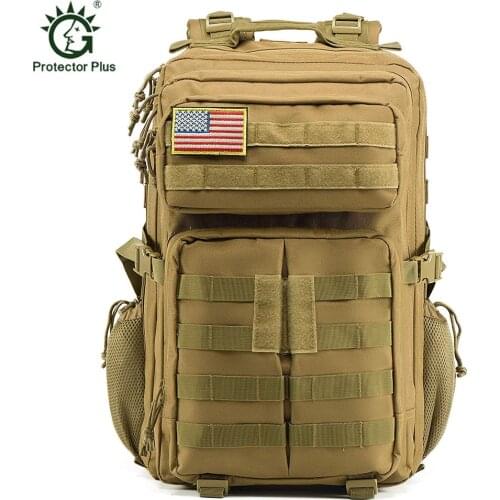 Outdoor 40L Military Tactical Backpack Army Rucksacks 3 Day Assault Pack Combat Molle Backpack for Hunting Trekking Camping Bag