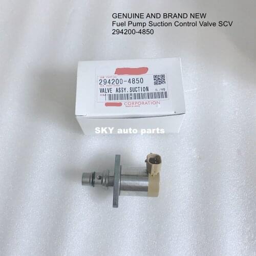 GENUINE AND BRAND NEW Fuel Pump Suction Control Valve SCV 294200-4850 (2pcs)