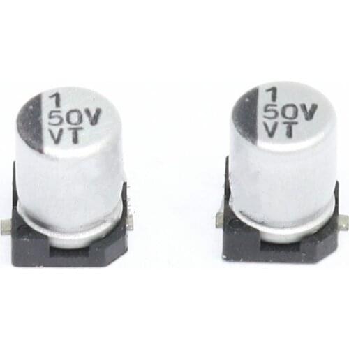 50V 1UF 1uf 1uF 4X5.4MM SMD Electrolytic Capacitor, Good Quality,Fast Delive 100uf 220uf 470uf 47uf 10uf 1000uf 22uf