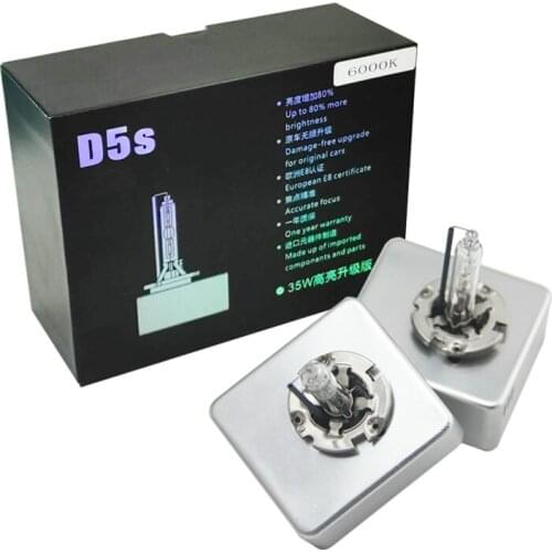 SHUOKE Original 25W 35W D5S HID XENON Replacement Bulbs 4300K 5000K 6000K 1 Pair Auto Headlight Car Light for Chevrolet