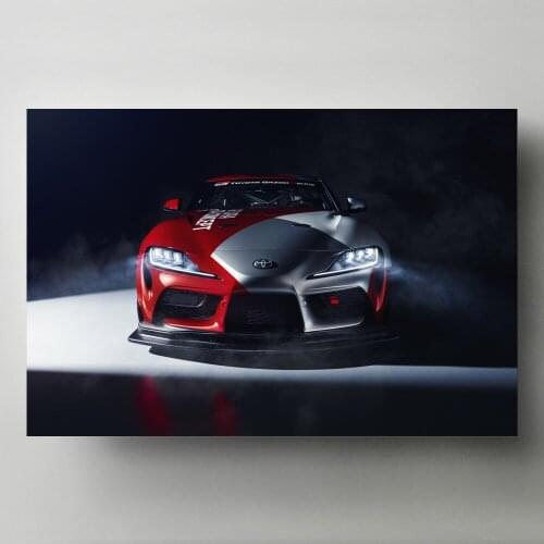 Modern Art Print Poster Supercar Tuning Car Toyotas GT4 Supra Sport Wall Picture DIY Framed Canvas Painting Living Room Decor
