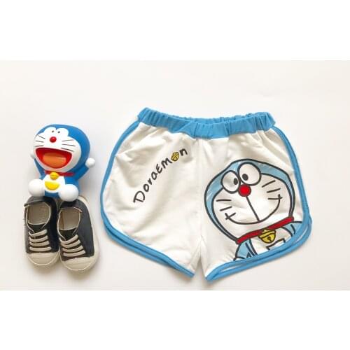 Tonytaobaby Summer New Cute Blue Cartoon Cotton Hot Pants for Boys and Girls