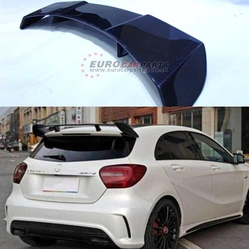 A-class W176 rear spoiler for W176 A45 up tuning to Revoz port style carbon material 2014~2016