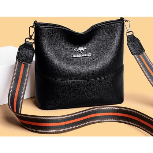 New Luxury Handbags Women Leather Shoulder Bag Fashion Ladies Tote Bag High Quality Females Bucket Bag Designer Crossbody Bags