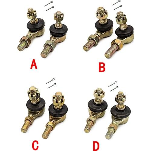1Pair Metal M10 M12 Tie Rod Ball Joint For 50cc 70cc 90cc 110cc 125cc 150cc 200cc 250cc ATV Quad 4-Wheele