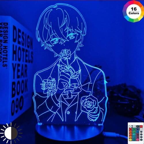 3d Lamp Mystic Messenger LED Night Light for Kid Room Deco Birthday Gift Mystic Messenger Lamp