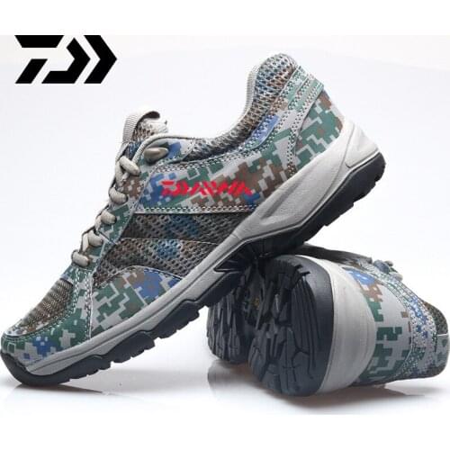 Daiwa Upstream Aqua Shoes Air Mesh Men Women Fishing Swim Water Beach Shoes Nonslip Hiking Wading Shoes Travel Women Sneakers
